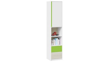Детский шкаф комбинированный Сканди СМ-386.07.20-20 (Дуб Гарден, Белая, Зеленый) в Пензе
