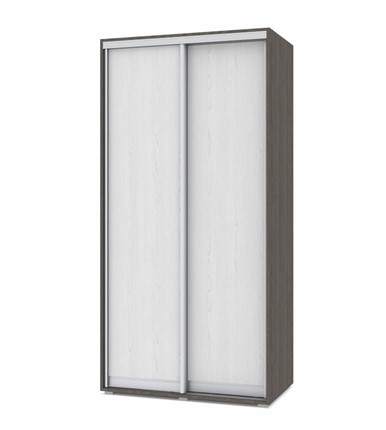 Шкаф 2-х дверный О41, Анкор темный - Анкор светлый в Пензе - изображение