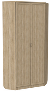 Шкаф распашной 401 угловой со штангой, цвет Дуб Сонома в Пензе