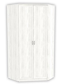 Угловой распашной шкаф 403 несимметричный, цвет Арктика в Пензе
