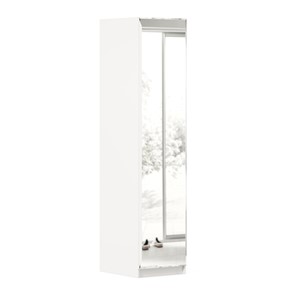 1-створчатый шкаф Айла с зеркалом ЛД 688.140.000, Белый, исполнение 1 в Пензе