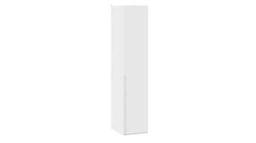 Шкаф одностворчатый Порто (580) СМ-393.07.001 (Белый жемчуг/Белый софт) в Пензе