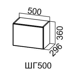 Шкаф кухонный Модус, ШГ500/360, галифакс в Пензе