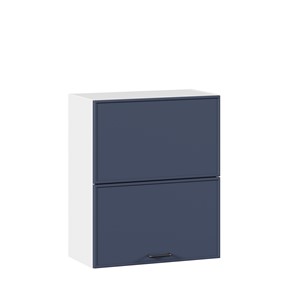 Кухонный горизонтальный шкаф 600 комбинированный Индиго ЛД 298.970.000.125, Белый/Тёмно-синий в Пензе