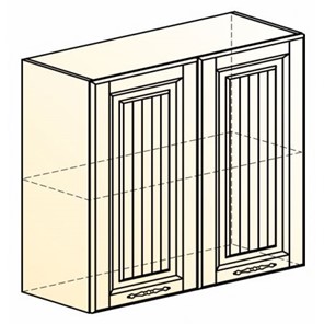Настенный шкаф Бавария L800 H720 (2 дв. гл.) в Пензе