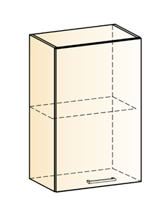 Навесной кухонный шкаф Яна L450 Н720 (1 дв. гл.) в Пензе