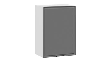Навесной шкаф Белладжио 1В5 (Белый, Софт графит) в Пензе