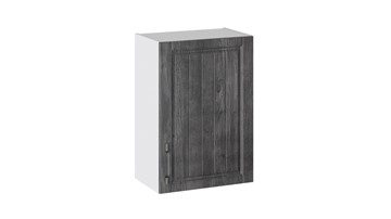 Кухонный навесной шкаф Прованс (Белый глянец/Санторини темный) В_72-50_1ДР в Пензе