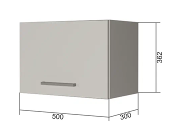 Кухонный навесной шкаф В350, Белое гладкое Ламарти/Антрацит в Пензе