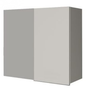 Навесной шкаф ВУП 760 Белое гладкое Ламарти/Антрацит в Пензе