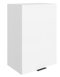 Шкаф навесной Стоун L500 Н720 (1 дв. гл.) (белый/джелато софттач) в Пензе