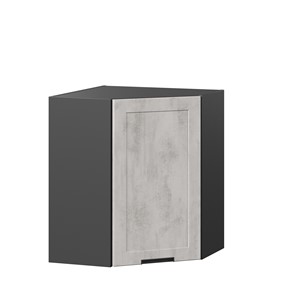 Кухонный угловой шкаф 600 Джамис ЛД 296.610.000.074, Чёрный/Белый камень в Пензе