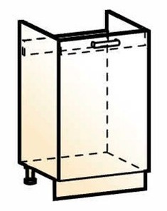 Шкаф рабочий под мойку Стоун L500 (1 дв. гл.) в Пензе