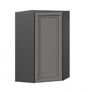 Кухонный угловой шкаф Джелатто 600 высокий ЛД 241.620.000.159, Черный/Оникс серый в Пензе