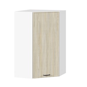 Шкаф кухонный угловой высокий Индиго ЛД 298.620.000.033, Белый/Дуб Мадейра топаз в Пензе