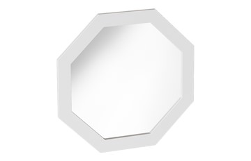 Зеркало навесное Калгари Дуб натуральный светлый/Белый матовый в Пензе