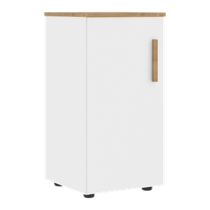 Низкий шкаф колонна с левой дверью FORTA Белый-Дуб Гамильтон FLC 40.1 (L) (399х404х801) в Пензе