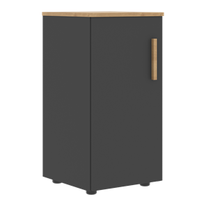 Низкий шкаф колонна с глухой дверью левой FORTA Графит-Дуб Гамильтон  FLC 40.1 (L) (399х404х801) в Пензе
