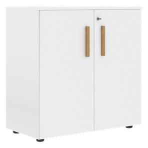 Низкий шкаф с малыми дверцами широкий FORTA Белый FLC 80.1(Z) (798х404х801) в Пензе