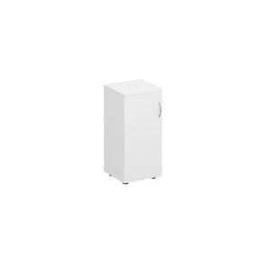 Шкаф для документов низкий узкий закрытый Комфорт КФ, белый премиум (40x38x84) К.508 ДШ в Пензе