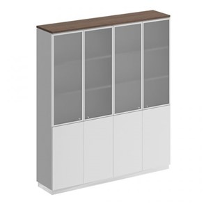 Шкаф для документов со стеклянными дверьми Speech Cube (180.2x40x203.4) СИ 315 ДГ БП ДГ/ХР в Пензе