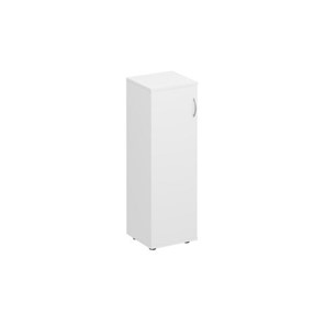 Шкаф для документов средний узкий закрытый Комфорт КФ, белый премиум (40x38x123) К.359 БП в Пензе
