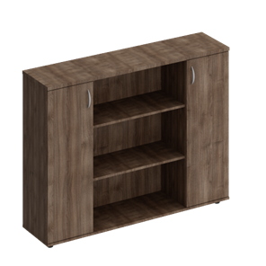 Шкаф комбинированный средний Комфорт, дуб шамони темный (154x38x115.6) К.529 в Пензе