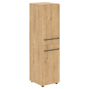 Шкаф узкий средний с глухими дверьми LOFTIS Дуб Бофорд LMC LMC 40.4 (400х430х1517) в Пензе