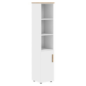 Высокий шкаф колонна с глухой средней дверью правой FORTA Белый FHC 40.6 (R) (399х404х1965) в Пензе