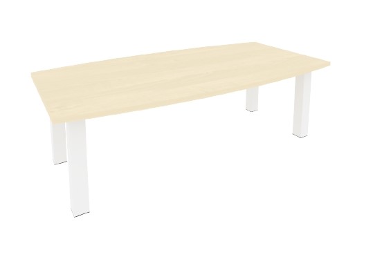 Переговорный стол KPRG-1 Белый/Клен в Пензе - изображение