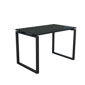 Стол для компьютера Янтарь 55.08 мрамор черный/металл черный в Пензе