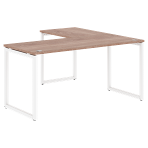 Письменный стол угловой левый XTEN-Q Дуб-сонома- белый XQCT 1615 (L) (1600х1500х750) в Пензе