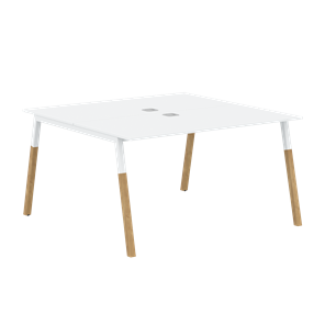 Переговорный стол FORTA Белый-Белый-БукFWST 1313 (1380x1346x733) в Пензе