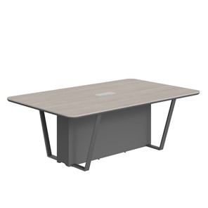Стол для заседаний LINE Дуб-серый-антрацит СФ-571722.1 (2200х1340х754) в Пензе