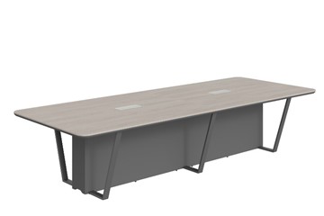 Стол для заседаний LINE Дуб-серый-антрацит СФ-571734.1 (3460х1340х754) в Пензе