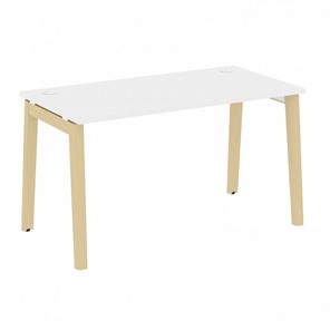 Стол для офиса Onix Wood OW.SP-3.8, Белый Бриллиант/Дуб светлый в Пензе