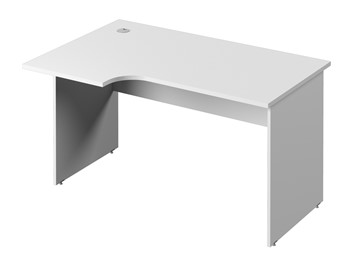 Письменный стол С-34 левый, цвет Белый в Пензе