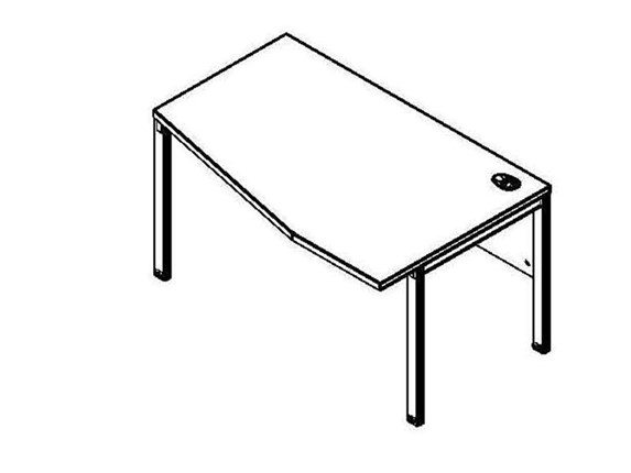 Письменный стол XMCT 149R, правый, 1400х900х750 в Пензе - изображение