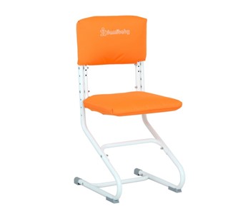 Комплект чехлов на спинку и сиденье стула СУТ.01.040-01 Оранжевый, Замша в Пензе