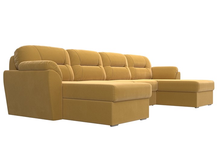 П-образный диван Бостон, Желтый (микровельвет) в Пензе - изображение 4