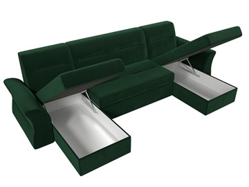 П-образный диван Клайд, Зеленый (Велюр) в Пензе - предосмотр 2