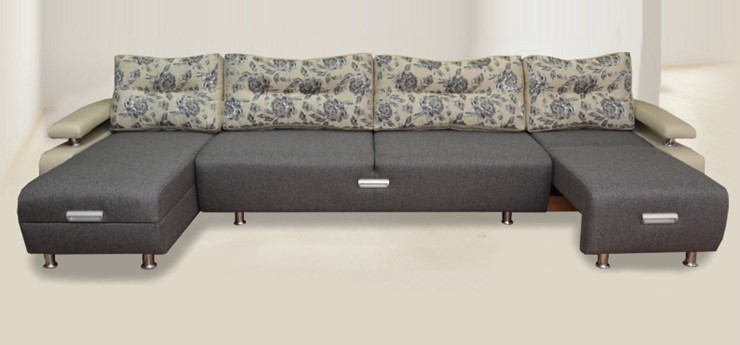 П-образный диван Престиж-15 микс в Пензе - изображение 1