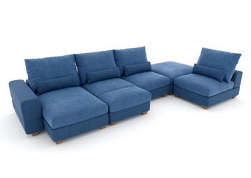 П-образный диван FLURE Home V-10-M П (П1+Д4+Д2+УС+ПС), Memory foam в Пензе