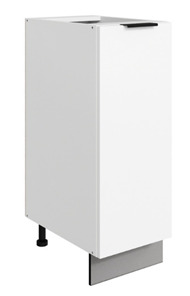 Тумба кухонная Стоун L300 (1 дв.гл.) (белый/джелато софттач) в Пензе