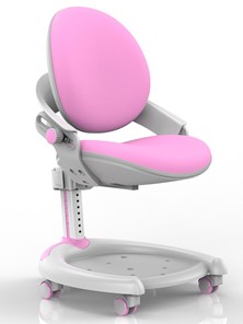 Детское растущее кресло Mealux ZMAX-15 Plus, Y-710 PN, белый металл, обивка розовая однотонная в Пензе