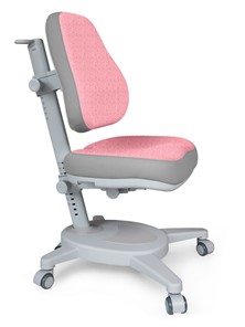 Детское растущее кресло Mealux Onyx (Y-110) G + DPG  - серое + чехол розовый с серыми вставками в Пензе