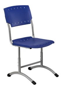 Детский стул регулируемый Отличник.3 5-7, Синий RAL 5002/Светло-серый в Пензе