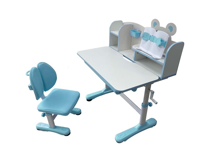 Растущий стол и стул Carezza Blue FUNDESK в Пензе - изображение 1