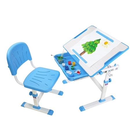 Стол растущий и стул Karo Blue в Пензе - изображение