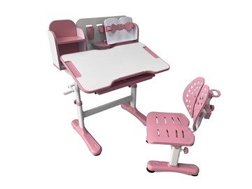Стол растущий и стул Vivo Pink FUNDESK в Пензе - предосмотр 1
